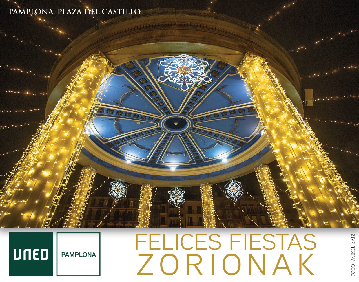 UNED Pamplona les desea Feliz Navidad - Zorionak